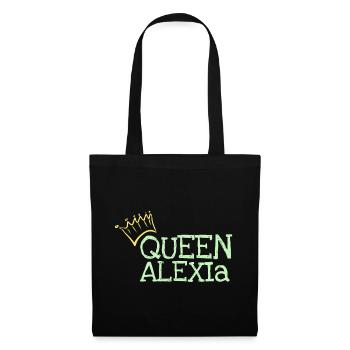 Influencer Alexia - Stoffbeutel - Schwarz - Vorne