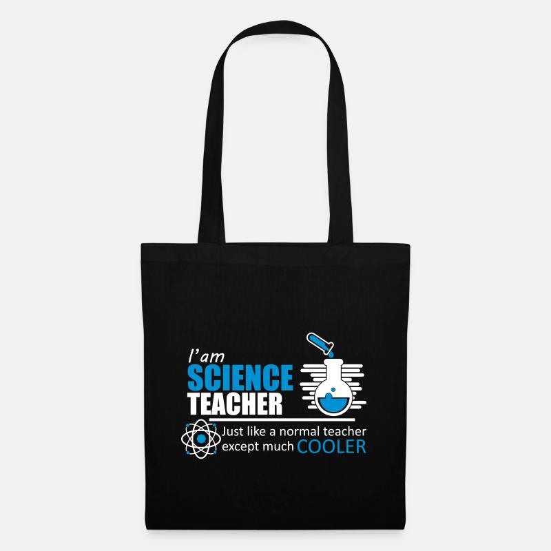 Science Teacher Funny Quote - Stoffbeutel - Schwarz
