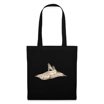 Angelote - Angel shark - Shark - Requin ange - Tote Bag - black - Front
