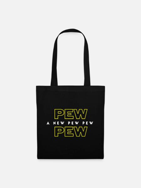 Eine neue Pew Pew - Stoffbeutel - Schwarz