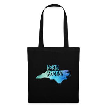North Carolina - Stoffbeutel - Schwarz - Vorne