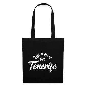 Amour de Tenerife - Sac en tissu - noir - Devant