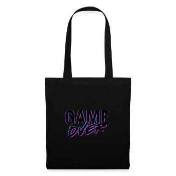 Game over Graffiti Streetwear - Sac en tissu - noir - Devant