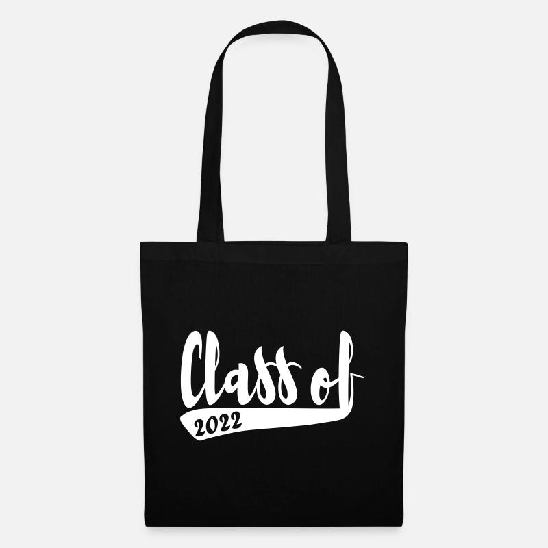 Class of 2022 schlicht vintage Design - Stoffbeutel - Schwarz