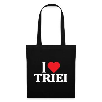 t-shirt Io amo Triei t-shirt gift Sardinia - Tote Bag - black - Front