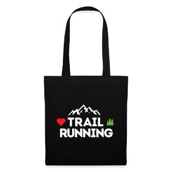 I love Trail Running - Tote Bag - black - Front