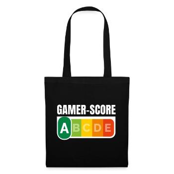 GAMER SCORE - Humour noir - Sac en tissu - noir - Devant