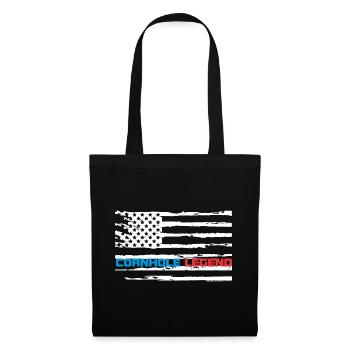 Cornhole the sport for true heroes and athletes - Tote Bag - black - Front