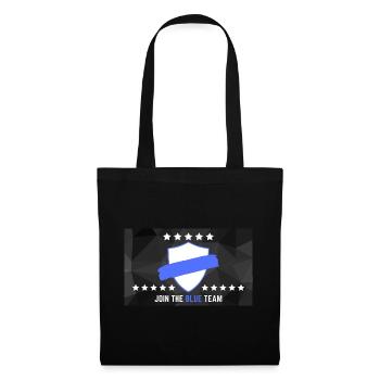 JOIN THE BLUE TEAM - Stoffbeutel - Schwarz - Vorne