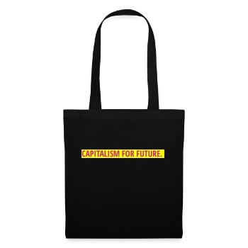 Capitalism for future - Stoffbeutel - Schwarz - Vorne