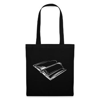 Book, book, Books, Reading, Reader, Illustration, Graphic - Tote Bag - black - Front
