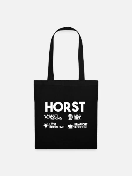 Horst - Stoffbeutel - Schwarz