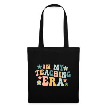 Pendant mon apprentissage d’enseignant - Sac en tissu - noir - Devant