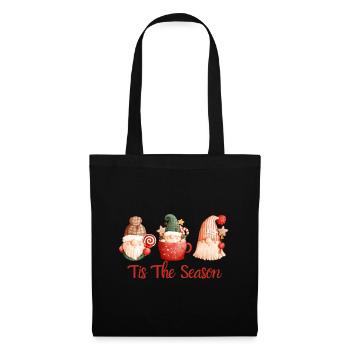 c’est la saison. Joyeux Noël - Sac en tissu - noir - Devant