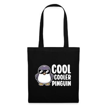 Pinguin - Stoffbeutel - Schwarz - Vorne