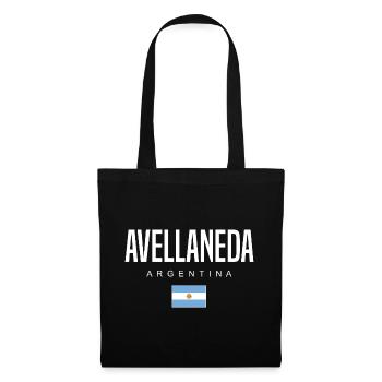 Avellaneda Argentine Argentine - Sac en tissu - noir - Devant