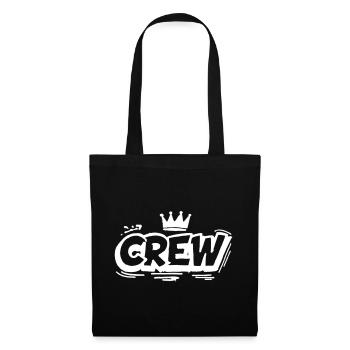 Crew Mitglied Graffiti - Stoffbeutel - Schwarz - Vorne