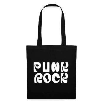 Punk Rock Mutig Retro Typ - Stoffbeutel - Schwarz - Vorne