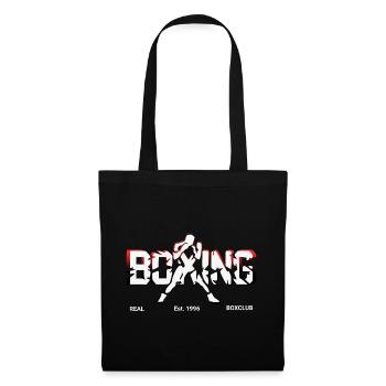 Boxing boxen Logo - Tote Bag - black - Front