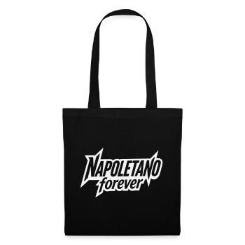 Napoletano Forever - Napoli Logodesign - Stoffbeutel - Schwarz - Vorne