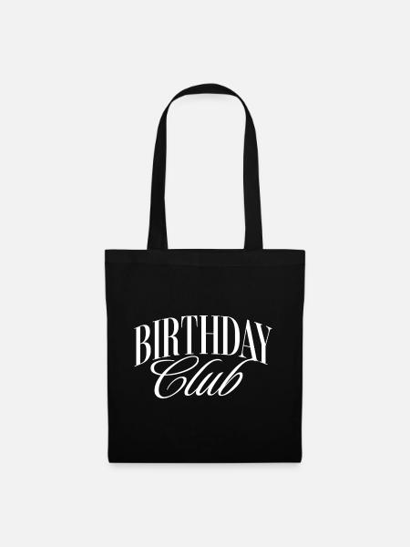 Birthday CLub - Stoffbeutel - Schwarz