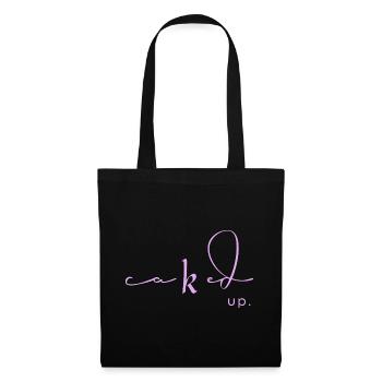 Lavender Caked Up Script - Stoffbeutel - Schwarz - Vorne