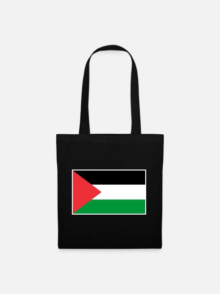 Palestine Flag - Stoffbeutel - Schwarz