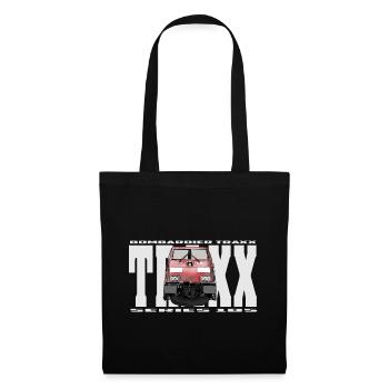 TRAXX Serie 185, Lokomotive, Zugführer, Cargo - Stoffbeutel - Schwarz - Vorne