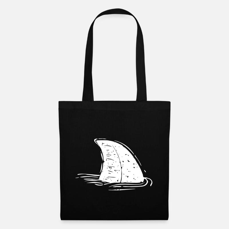 aileron de requin - Sac en tissu - noir
