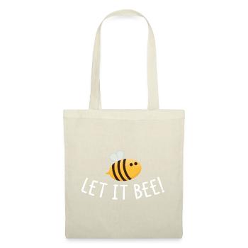 Let it bee - Sac en tissu - nature - Devant