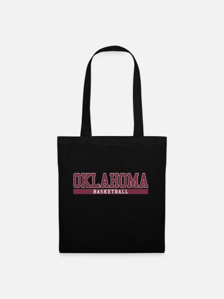 Oklahoma Basketball USA Université américaine College - Sac en tissu - noir