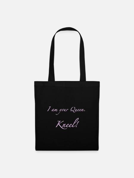 I am your Queen - Stoffbeutel - Schwarz