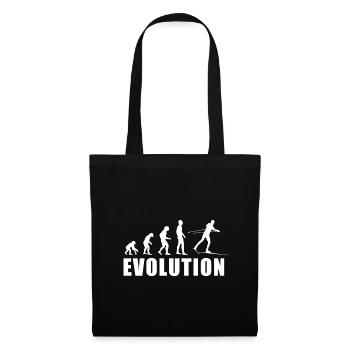EVOLUTION SKI DE FOND Biathlon Combiné nordique - Sac en tissu - noir - Devant