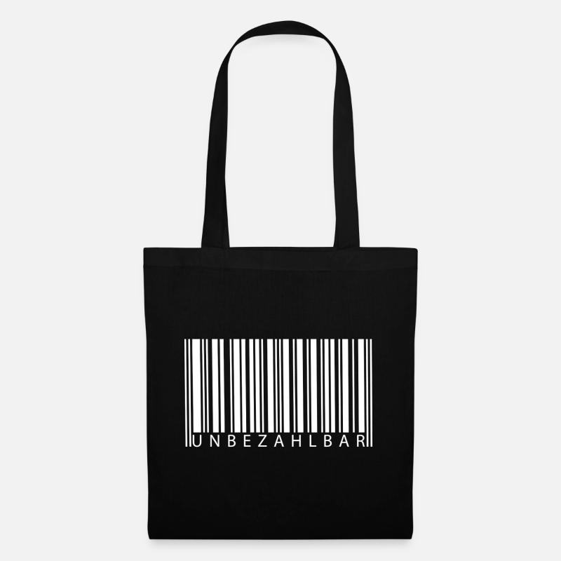 Barcode Priceless - Tote Bag - black
