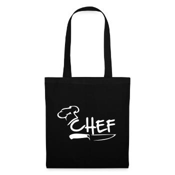 Chef - Stoffbeutel - Schwarz - Vorne