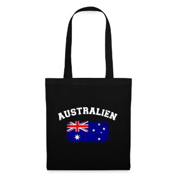 Australie - Sac en tissu - noir - Devant