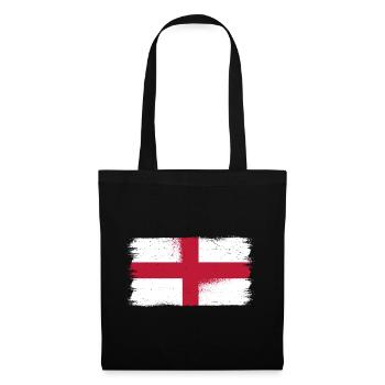 England Flag Vintage Used Look Home UK GB - Tote Bag - black - Front
