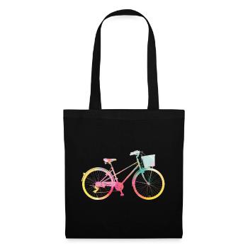 Women's Bicycle Watercolors Bicycle Women - Tote Bag - black - Front