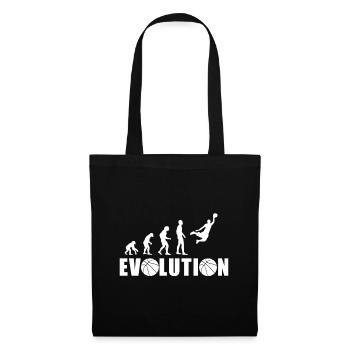 EVOLUTION BASKET Geschenk Basketball - Stoffbeutel - Schwarz - Vorne
