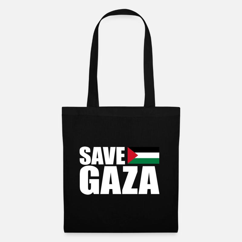 Save gaza - Tote Bag - black