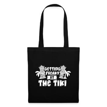 Hawaiianische Tiki Bar Hawaii Getränke Polynesian - Stoffbeutel - Schwarz - Vorne