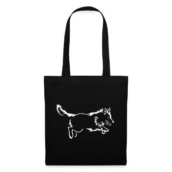 German Shepherd "Black Edition" - Tote Bag - black - Front
