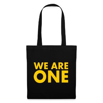 We are one - Stoffbeutel - Schwarz - Vorne