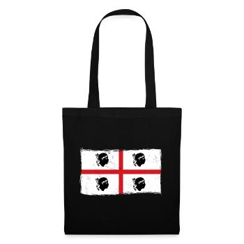 Sardinia Flag Vintage Sardinian Flag Used Look - Tote Bag - black - Front