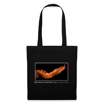 We must protect all unicorns - Sac en tissu - noir - Devant