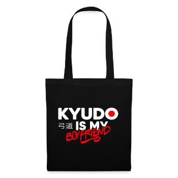 kyudo kyudomeisterin japanische bogenkunst kanji - Stoffbeutel - Schwarz - Vorne