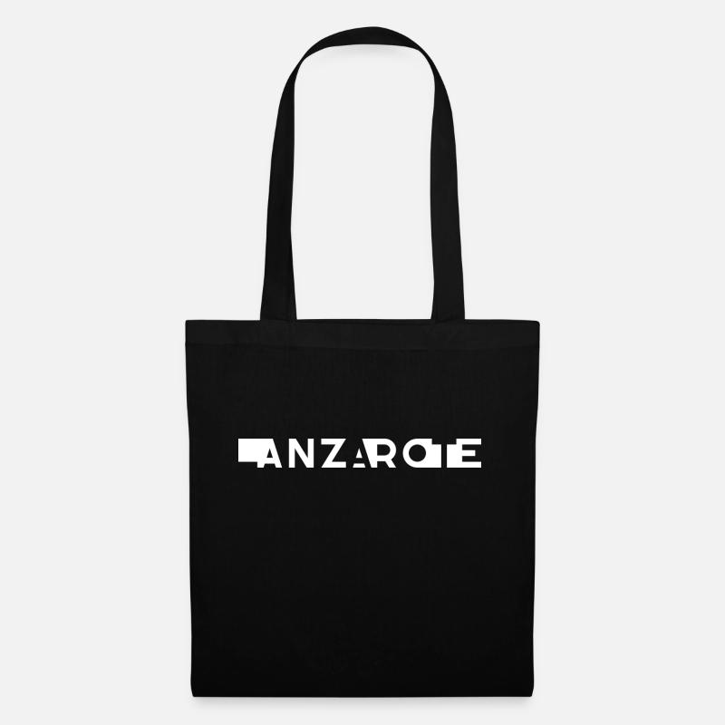 LANZAROTE – Kanarische Inseln –Spanien - Stoffbeutel - Schwarz
