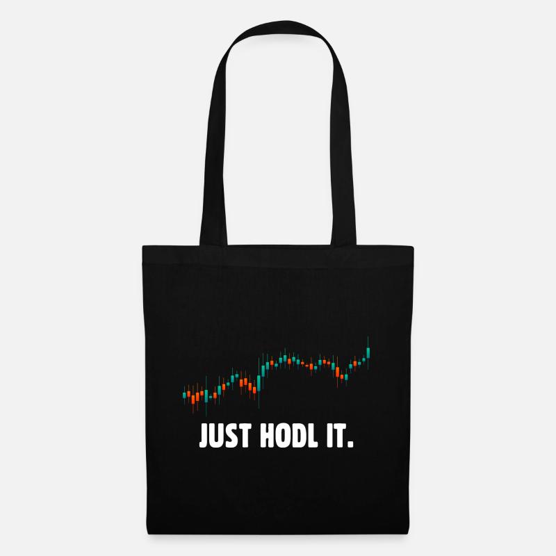 Just hold it bitcoin - Sac en tissu - noir