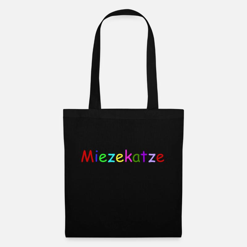 Miezekatze - Stoffbeutel - Schwarz