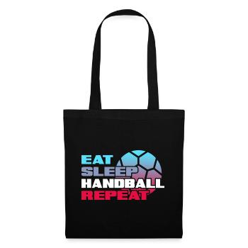 handball handballspieler handball-life - Stoffbeutel - Schwarz - Vorne